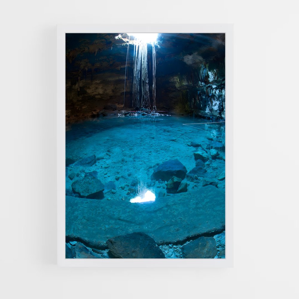 Poster La Cascade Éternelle – affiche Plongée en apnée (vue 3)
